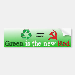 Adesivo Para Carro O verde é o vermelho novo