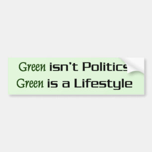 Adesivo Para Carro o verde é um estilo de vida