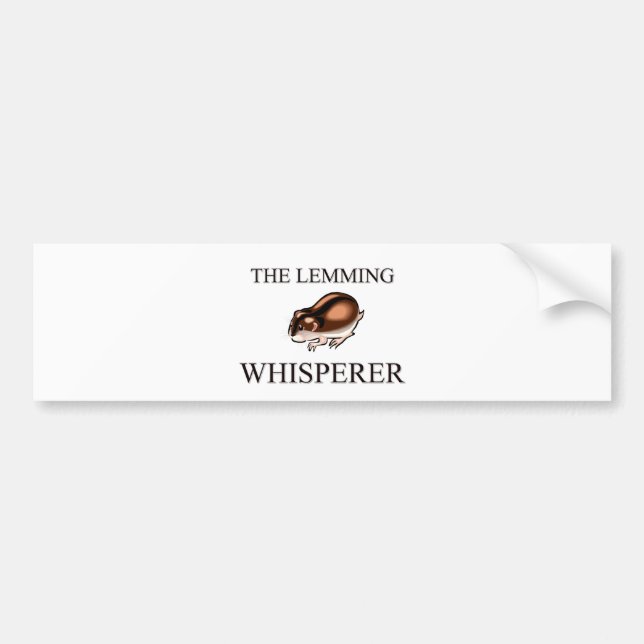 Adesivo Para Carro O Whisperer do Lemming (Frente)