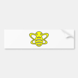 Adesivo Para Carro O zangão ou Bumble o amarelo da vespa de rainha d