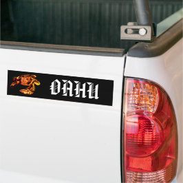 Adesivo Para Carro OAHU - Tribal Honu Lava