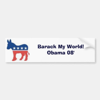 Adesivo Para Carro Obama 08'