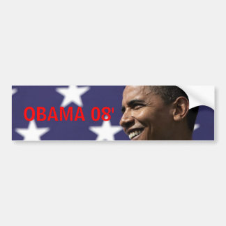 ADESIVO PARA CARRO OBAMA 08'