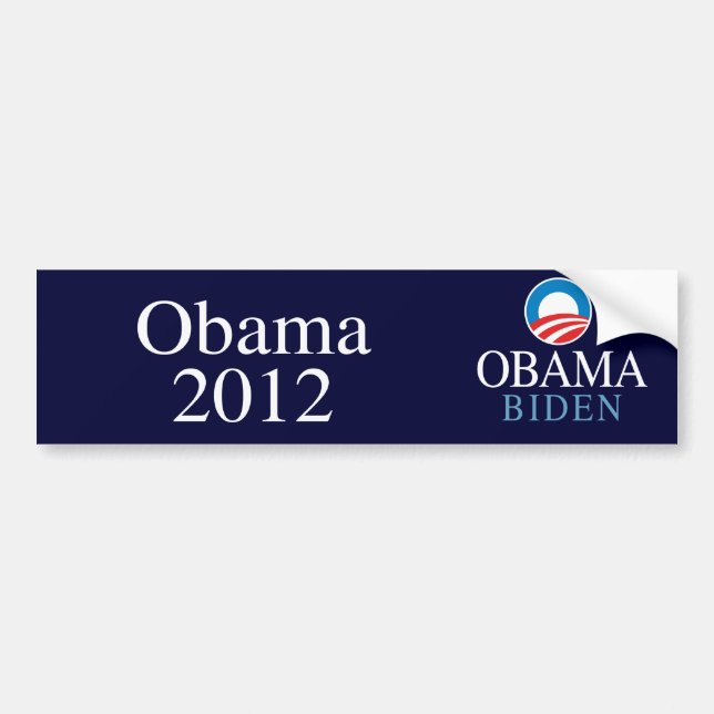ADESIVO PARA CARRO OBAMA 2012 - (Frente)