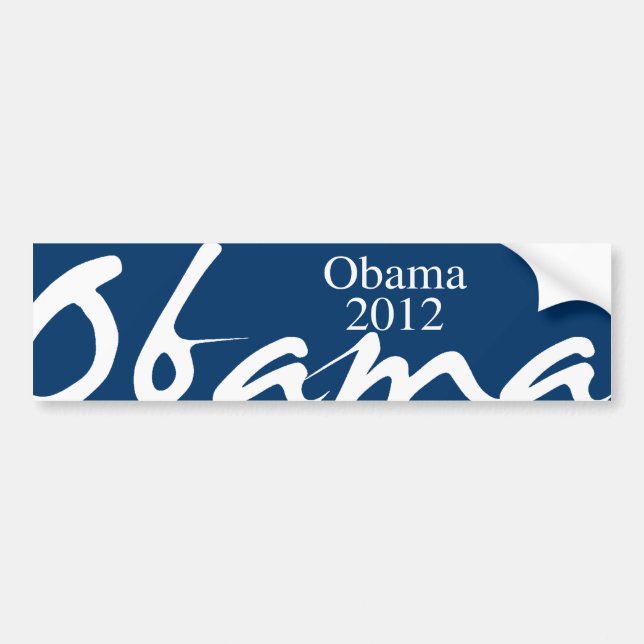 ADESIVO PARA CARRO OBAMA 2012 - (Frente)