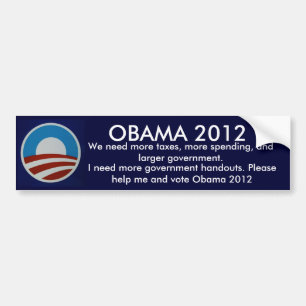 Adesivo Para Carro Obama 2012
