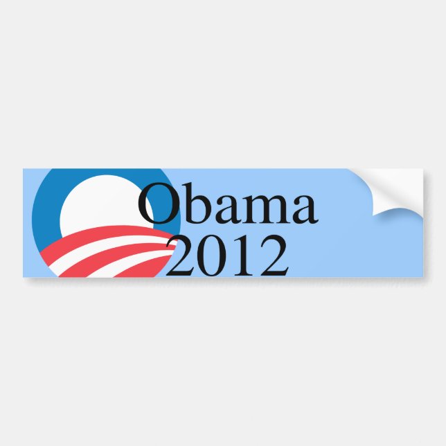 Adesivo Para Carro Obama 2012 - (Frente)