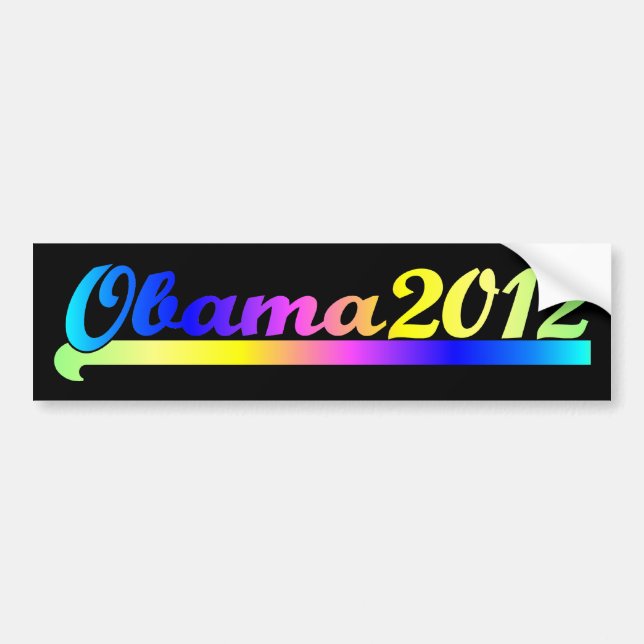 Adesivo Para Carro Obama 2012 (Frente)