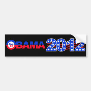 Adesivo Para Carro OBAMA 2012 para-choques