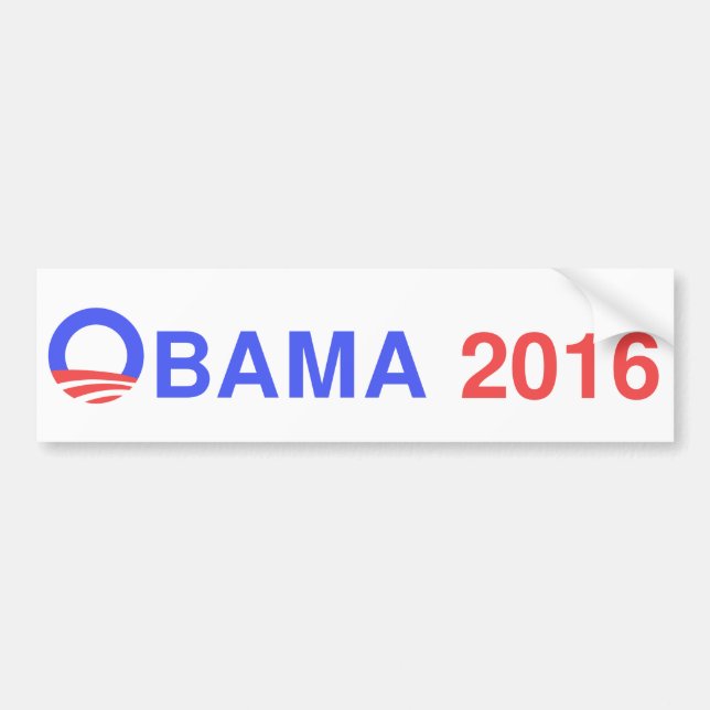 ADESIVO PARA CARRO OBAMA 2016 (Frente)