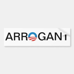 Adesivo Para Carro Obama arrogante
