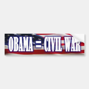 Adesivo Para Carro Obama = autocolante no vidro traseiro da guerra