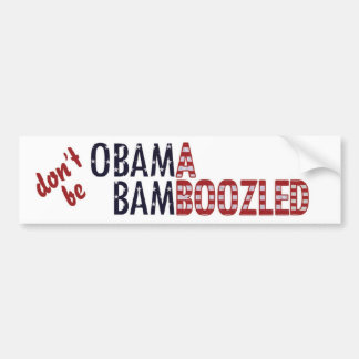 Adesivo Para Carro Obama Bamboozled - personalizado