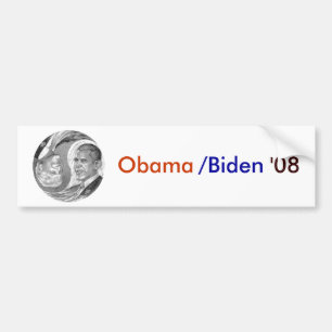 Adesivo Para Carro Obama /Biden '08