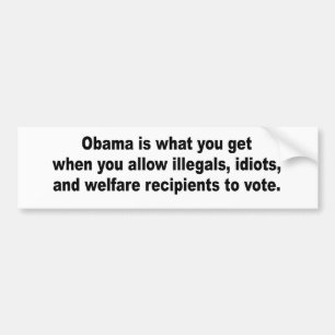 Adesivo Para Carro Obama é o que você obtiver quando