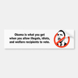 Adesivo Para Carro Obama é o que você obtiver quando