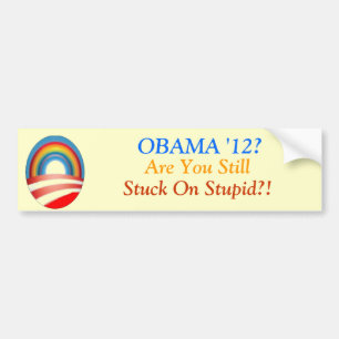 Adesivo Para Carro Obama? É você ainda colou em estúpido?!