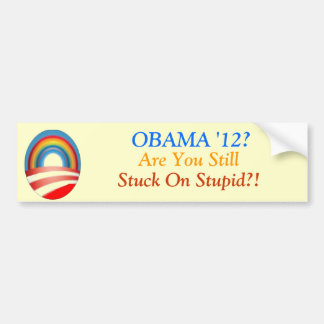 Adesivo Para Carro Obama? É você ainda colou em estúpido?!