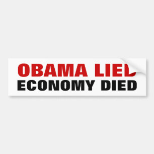 ADESIVO PARA CARRO OBAMA ENCONTROU-SE, ECONOMIA MORREU