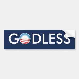 Adesivo Para Carro Obama GODless