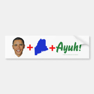 Adesivo Para Carro Obama+Maine+Autocolante no vidro traseiro de Ayuh