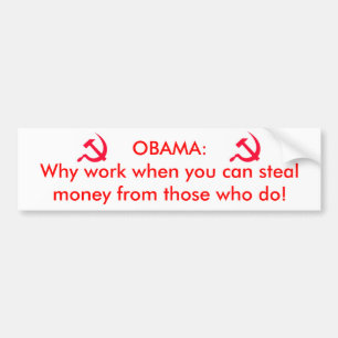 Adesivo Para Carro Obama o comunista