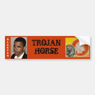 Adesivo Para Carro Obama, o Trojan Horse