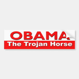 Adesivo Para Carro Obama o Trojan Horse