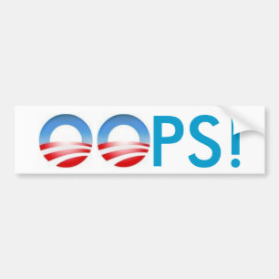 Adesivo Para Carro Obama OOPS!