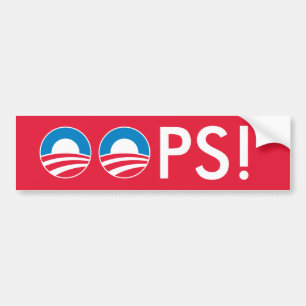 Adesivo Para Carro Obama OOPS!