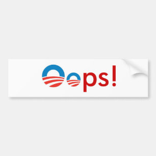 Adesivo Para Carro Obama Oops!