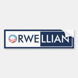 Adesivo Para Carro Obama Orwelliano