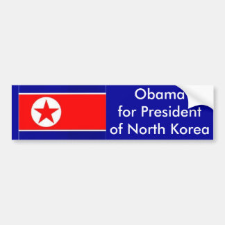 Adesivo Para Carro Obama para o presidente da Coreia do Norte