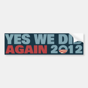 Adesivo Para Carro Obama Reelected 2012