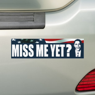 Adesivo Para Carro Obama Sentiu Minha Falta Ainda?