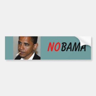 Adesivo Para Carro obama_smoking1, NÃO, BAMA