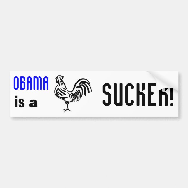 Adesivo Para Carro Obama SUGA! (Frente)