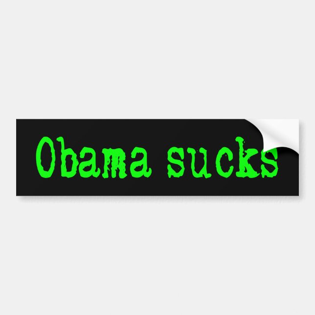 Adesivo Para Carro Obama suga (Frente)