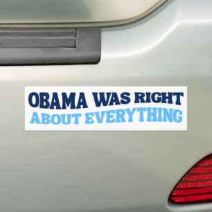Adesivo Para Carro Obama Tinha Razão Sobre Tudo O Anti-Trump