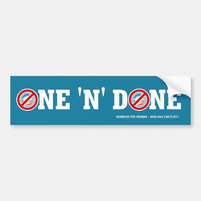 ADESIVO PARA CARRO OBAMA UM "N" FEITO (Frente)