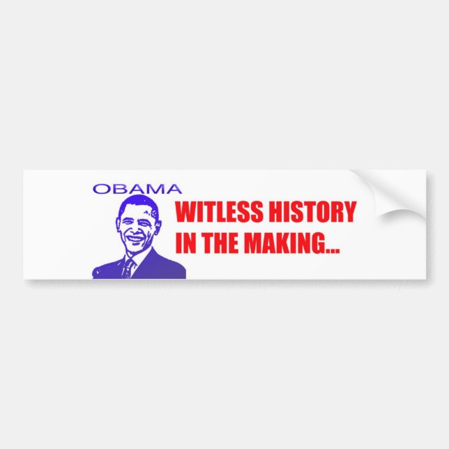 Adesivo Para Carro obama witless (Frente)