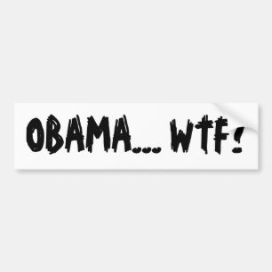 ADESIVO PARA CARRO OBAMA… WTF?