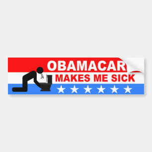 Adesivo Para Carro ObamaCare faz-me doente