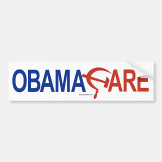 Adesivo Para Carro Obamacare - martelo & foice