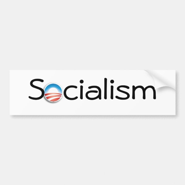 Adesivo Para Carro ObamaLogo, cialism de S (Frente)