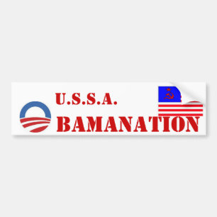 Adesivo Para Carro Obamanation