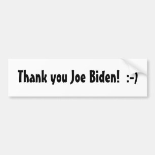 Adesivo Para Carro Obrigado Joe Biden!