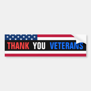 Adesivo Para Carro Obrigado veteranos!