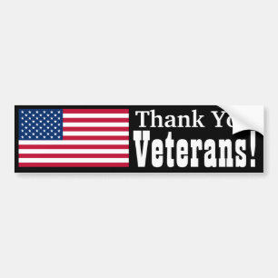 Adesivo Para Carro Obrigado veteranos!