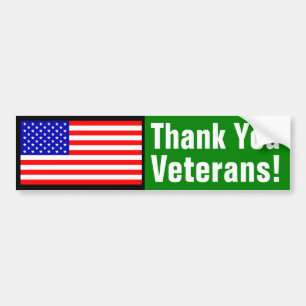 Adesivo Para Carro Obrigado veteranos!